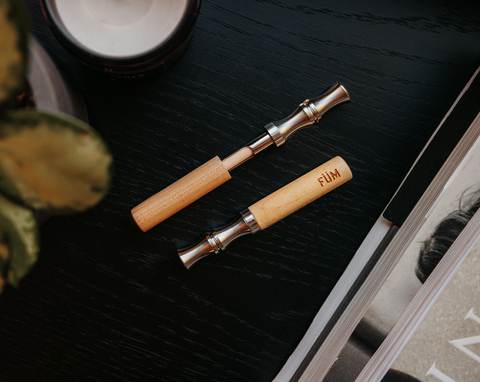 Two Füm's on a desk