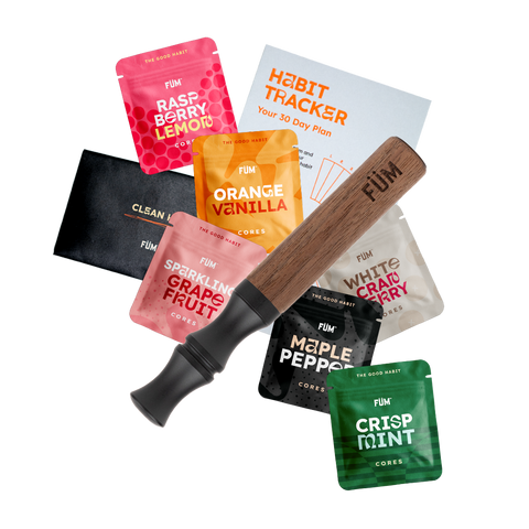 FUM Essential Oil Inhaler: Quit Smoking & Vaping Naturally 4 The Journey Pack